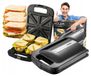Adler Sandwichtoaster XXL, 2000W - Voor 4 sandwiches, met anti-aanbaklaag