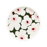 Marimekko - Assiette Unikko - Vert - Grès - Designer Maija Isola