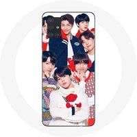 Maniacase Samsung Galaxy A51 4G BTS Poster Memebers Kerstcadeau 2023