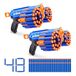 X-Shot Insanity Manic Blaster 2-delige set met 90 schuimrubberen darts