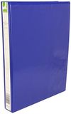 Q Connect 25 mm A4 4D RING presentatiebinder – blauw