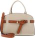 Coccinelle Sac à bandoulière Sac à main Sabine New Tric Handbag Sandshell / Pearl / Crab beige
