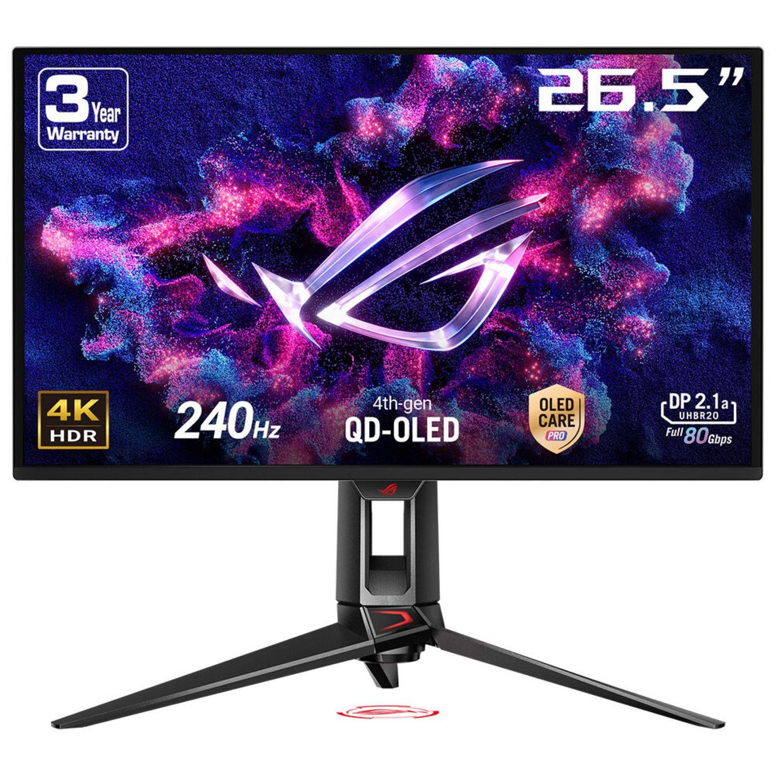 ASUS ROG Swift OLED PG27UCDM 27" 4K Ultra HD QD-OLED Gaming Monitor - 240Hz