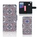 B2Ctelecom Huawei P10 Lite Bookcase Flower Tiles