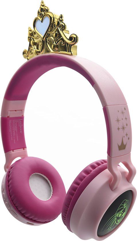 Lexibook Disney Princess Bluetooth Headphone with Lights - Multi Colour