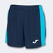 Joma 6XS-5XS Maxi-shorts, uniseks, voor volwassenen, marineblauw/turquoise
