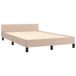 Maison Exclusive - Sommier sans matelas, marron cappuccino, 120 x 190 cm, similicuir