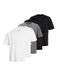 Jack & Jones T-shirt Homme JJHUGO Col Rond Uni Lot de 5 - Taille S