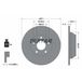 Textar Lot De 2 Disques De Frein 92327403 Ford 2413300 L1tc2a315aa