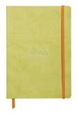 Rhodia Softcover Notitieboek – A5 – 160 Bladen – Gelijnd – Ivoorkleurig Papier 90 g/m² – Met Elastieksluiting - Anijs