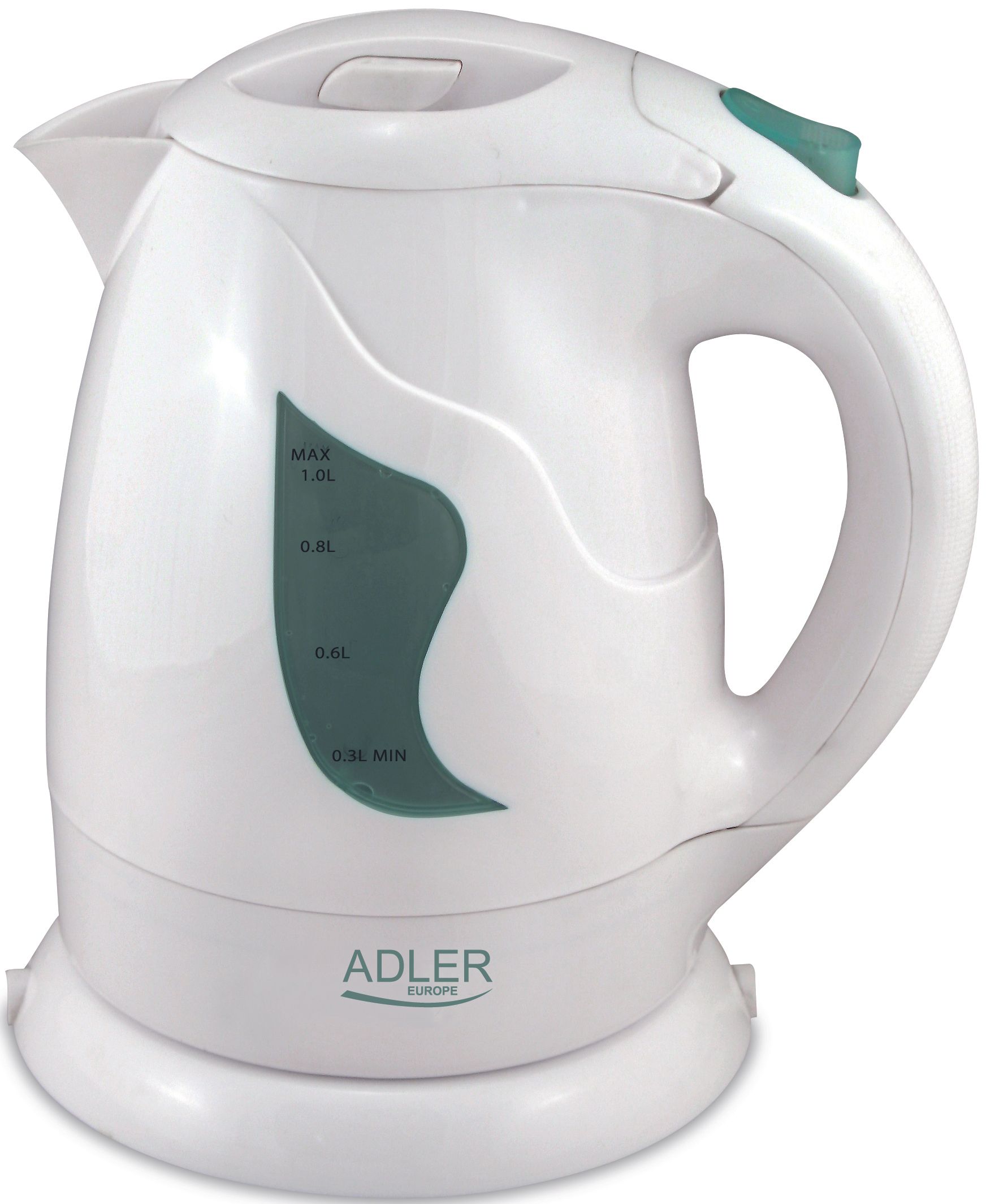 Adler AD 08 w Waterkoker - 1L - 850W - Wit