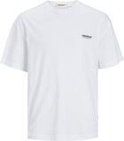 Jack & Jones Jormykonos Geo Back Tee - Bright White - XXL
