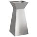 vidaXL - Pilarenbak - zilver - 35 x 35 x 73 cm - Roestvrij staal