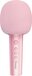 Qware Karaoke Microfoon Roze | Bluetooth | 4 Magic Voice standen | Oplaadbaar