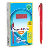 Paper Mate InkJoy 100RT intrekbare balpennen | medium punt (1,0 mm) | Rood | 20 stuks