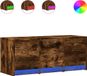vidaXL Tv-meubel met LED 97x34x40 cm bewerkt hout gerookt eikenkleur
