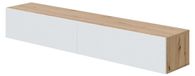 OEM Kaway TV-meubel, notenhoutfineer en wit, 35 x 180 x 28 cm