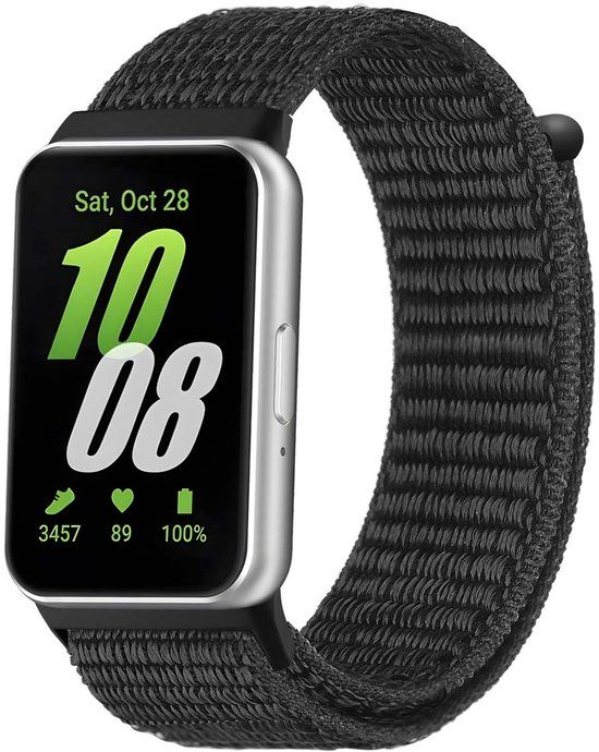 imoshion Nylon bandje voor de Samsung Galaxy Fit 3 - Zwart