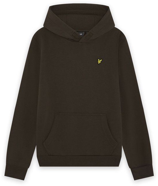 Lyle & Scott Pullover Hoodie Truien & Vesten Jongens - Sweater - Hoodie - Vest- Bruin - Maat 152/158