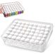 Boîte de rangement pour peinture diamant, 54 compartiments ronds, en PET, dimensions : 34 x 23,3 x 7 cm