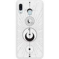 Samsung Beschermende siliconen case compatibel met Galaxy A20 Moon Circles