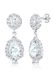 Elli PREMIUM Oorbellen Dames - Glamour Vintage - Kristallen & Zirkonia - 925 Sterling Zilver