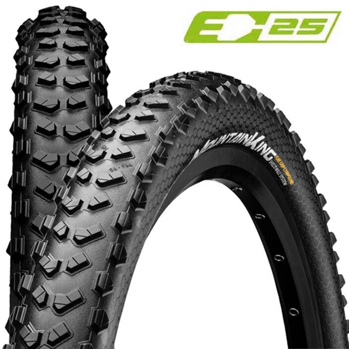 Continental Mountain King Performance 2.3 Folding Tyre - 26x2.30" - Black