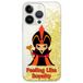 ERT GROUP mobiel telefoonhoesje voor Apple Iphone 13 PRO MAX Disney Jafar 001 glitter