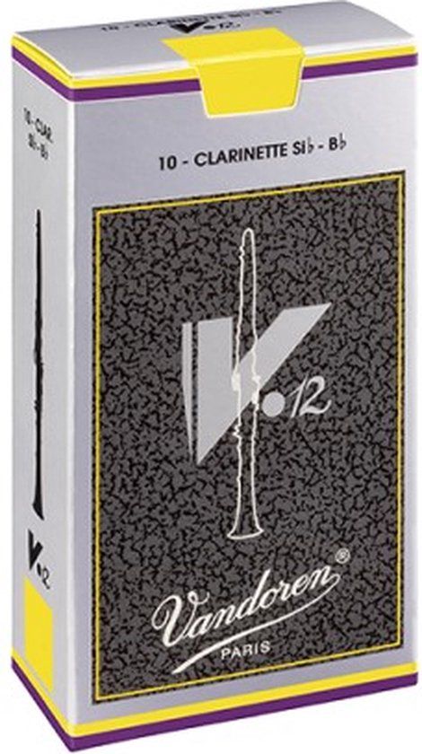 Vandoren V12 Bb Clarinet Reeds - 3.5 - 10 Pack