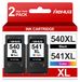Canon Cartouches d'encre 540XL, 541XL pour Canon PIXMA (2-pack)
