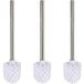 Wenko Brosse WC 3 pièces Inox brillant Ø 8 cm