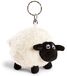 Sleutelhanger NICI Sleutelhanger Shirley 10 cm, 47863, wit