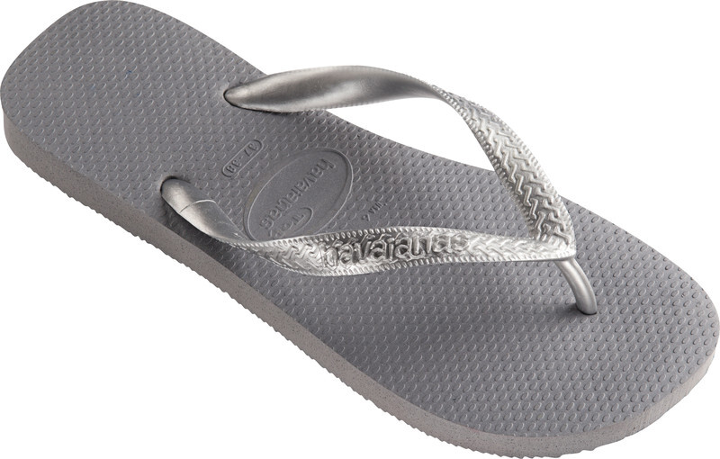 Havaianas Top Tiras Sandalen Dames grijs 2018 EU 3738 Braziliaans 3536 Teenslippers