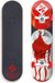 Street Surfing Skateboard - Street Cannon - 31 inch x 7.5 inch - Rouge/Blanc/Noir