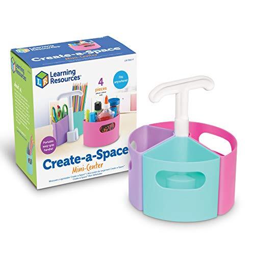 Learning Resources LER3810-P Create-A-Space Mini-Centre-Pastel, Meerkleurig