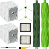 iRobot Pièces de rechange pour aspirateur compatible avec iRobot Roomba i7+, i3, i3+, i4, i4+, i6, i6+, j7, j7+, i8, i8+, E5, E6, E7, série E&I &J, Kit d'accessoires, 8 pièce(s)