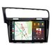 Carpaly autoradio 10 pouces avec système Linux, adapté pour VW Golf 7 VII MK7 (2012-2018), avec GPS, Android Auto, navigation, RDS, commande au volant et radio FM avec égaliseur