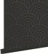 ESTAHome behang art deco motief zwart wit - 53 cm x 10.05 m