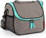 Plasticforte Koeltas/lunchtas Callela - taupe/mintgroen - 6.5 liter