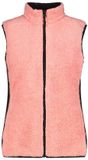 CMP Gilet polaire sans manches pour femme, Polyester, Lotus, XL