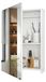 Armoire de salle de bain avec miroir et panneaux réglables