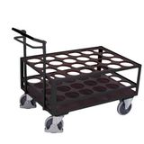 Variofit Flessenwagen/cilinderwagen (24 x 160 mm) met dodemansrem - Variofit
