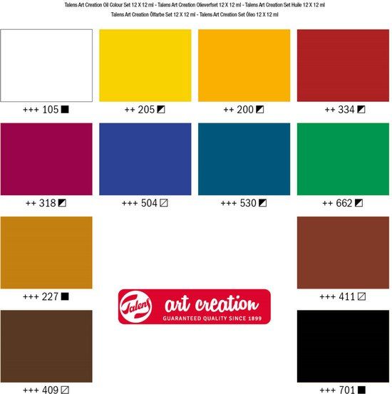 Talens Art Creation Olieverfset 12 x 12 ml