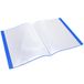 WAYTEX 931421 documentenmap, A4, 80 overzichten, 40 hoezen, envelop van polypropyleen, blauw