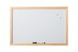 Bi-Office Magneetbord Optimum, whiteboard, droog afwasbaar, frame van grenenhout MDF, 60 x 45 cm