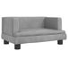 VidaXL Banc pour enfants 60x40x30 cm velours gris clair