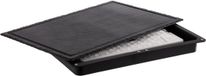 APS Serveerschaal - 3-Delige Set - 58,0 x 38,2 x 5,3 cm - Zwart/Leisteen