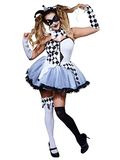 Rubie's Officieel plezierkostuum voor dames, Halloween, circus, maat XS, Halloween