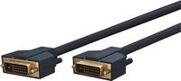 Merkloos DVI-D Monitorkabel - Dual Link - DVI-D 24+1-pins naar DVI-D 24+1-pins - 5m - Blauw