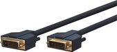 Merkloos DVI-D Monitorkabel - Dual Link - DVI-D 24+1-pins naar DVI-D 24+1-pins - 5m - Blauw